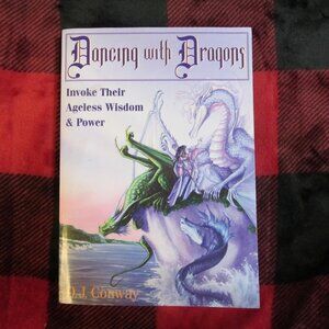 4 for $40 - dancing with dragons paperback book D.J. Conway vintage 1994 (B20)